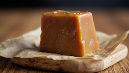 The satisfying chewiness of a caramel candy