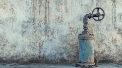 Compact home water pump with a durable casing, set against a clean and minimalistic background.