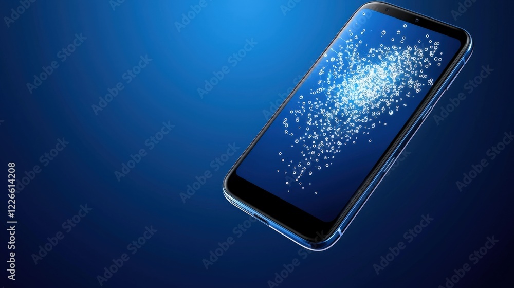 Poster digital transformation event mobile technology advancements in modern communication virtual environm