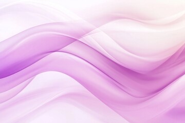 Obraz premium Abstract flowing waves in soft purple and pink hues creating a serene background for design