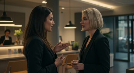 Financial advisor consulting investor explaining at office meeting.