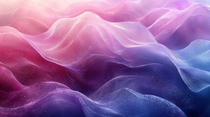 Obraz premium Soft purple and pink gradient waves create serene and calming background