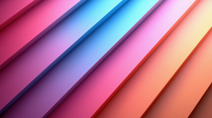 Fototapeta premium Subtle diagonal stripes in pastel tones create vibrant background