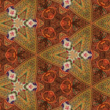 Traditional sublimation print design for carpet, rug, dress, interior decoration. Mixed motifs design for Turkish carpet, Persian rug, wall covering, modern floor mat, silk fabric printing