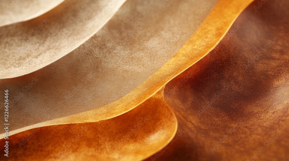 Poster close-up of an abstract background with fluid, organic shapes and subtle textures, blending soft and