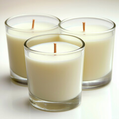 Soy Candles in Glass Jars with Natural Wicks
