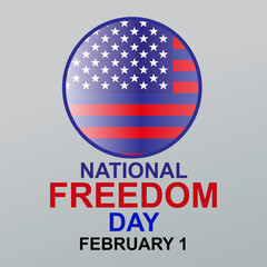 National Freedom Day vector  logo
