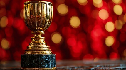 High-resolution photo of a minimalist gold plaque standing against a gradient orange background