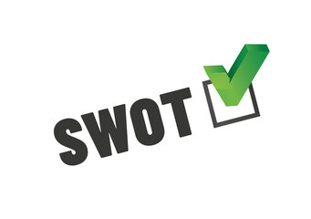 SWOT - acronyme - forces, faiblesses, opportunités et menaces