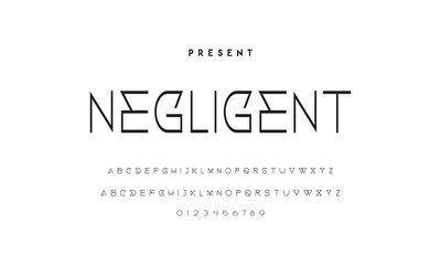 Future font creative modern alphabet fonts. Typography bold regular. vector illustrator