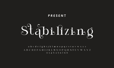 Future font creative modern alphabet fonts. Typography bold regular. vector illustrator