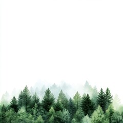 Exploring the tranquil pine forest nature landscape photography serene environment aerial view greenery concept