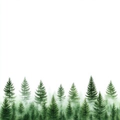Obraz premium Serene nature scene forest landscape photography tranquil environment aerial view natural beauty