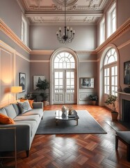 Zeitlose Eleganz: Klassische Innenarchitektur im Altbaustil