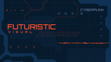 abstract background with  futuristic and cyberpunk style design