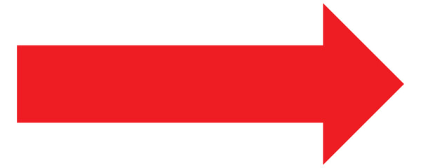 Horizontal long straight arrow with two left and right pointers. Black width symbol isolated on white background. Vector graphic illustration in eps 10