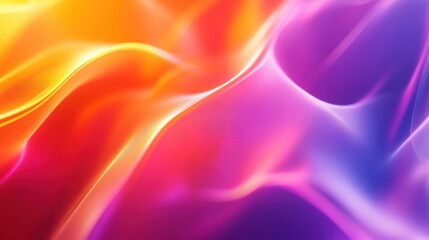 Fototapeta premium Blurred gradient fluid vector with smooth orange and violet transitions, offering a modern and futuristic backdrop.