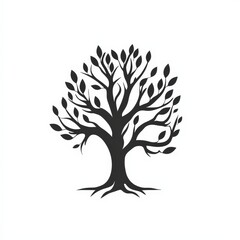 Fototapeta premium Design of tree logo icon symbol illustration isolated on white background