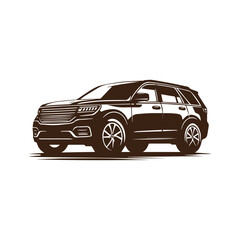 Car Silhouette Vector Art
