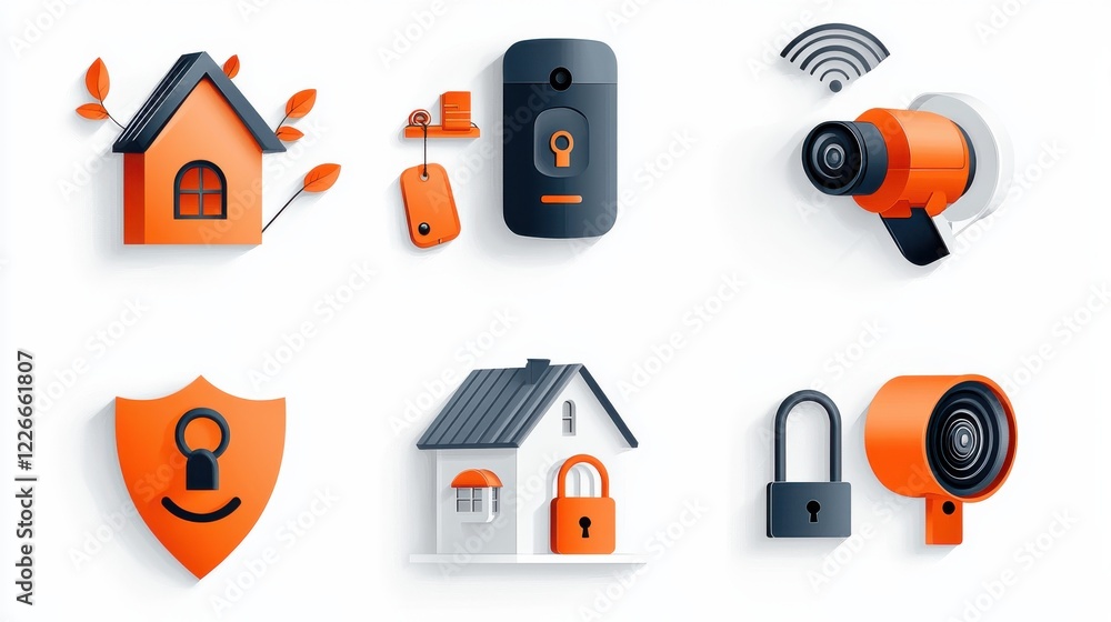 Poster enhancing home security understanding the six essential alarm system elements residential spaces dig