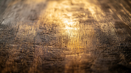 Naklejka premium Golden Brown Wooden Texture Background Rustic Surface Design Element up aged dark warm grain light 