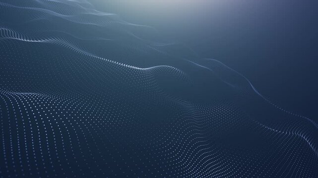 Wave line animation background. innovative tripcode form use digital line wave particular animation background. 3d rendering 