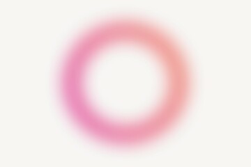 Pink gradient ring background, blurry design