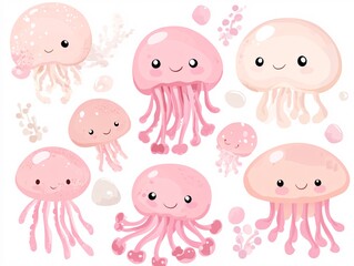 seamless pattern with octopus