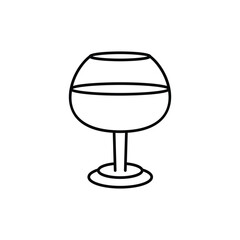 Wine glass icon design