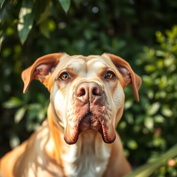 La linda expresi&oacute;n del perro Dogo Canario