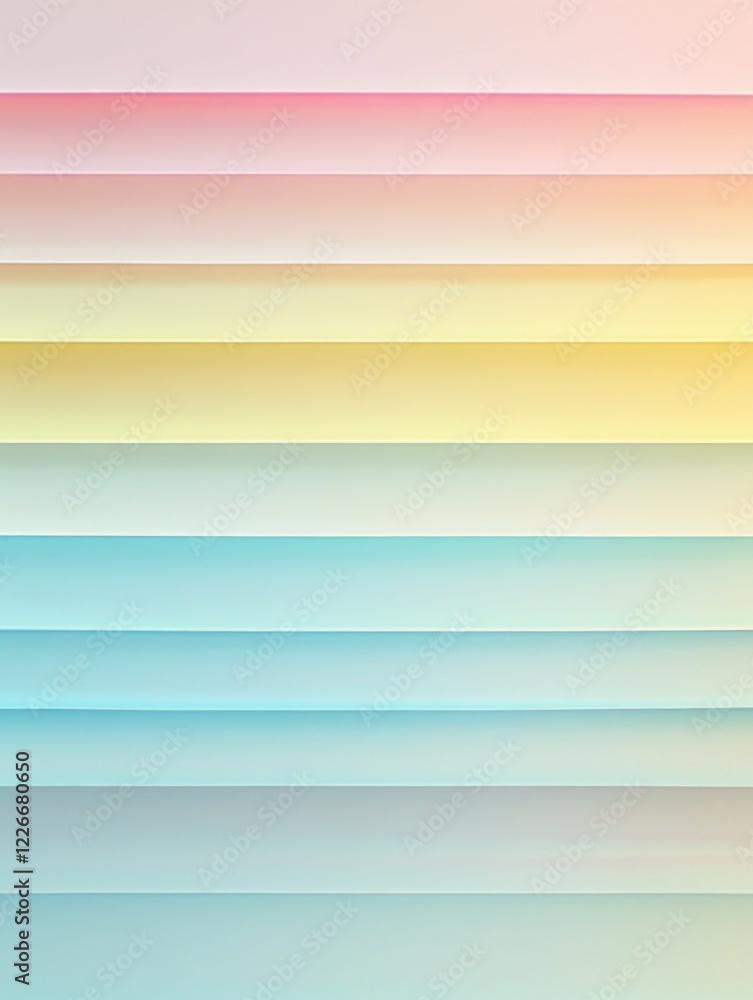 Aufkleber vibrant multicolored paper folded into an abstract artwork with a gradient color blend