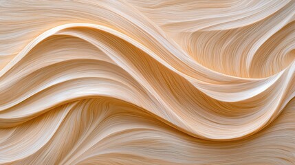 Obraz premium Creamy swirls, beige texture, abstract background, cosmetic product