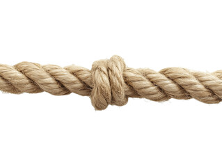 Fototapeta premium piece of rope on a transparent background