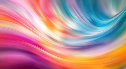 Fototapeta premium Vibrant Abstract Waves of Colorful Light in Motion