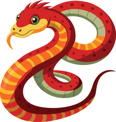 Naklejka premium snake vector
