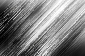 Fototapeta premium Abstract black and white diagonal lines creating a dynamic visual effect, suitable for backgrounds