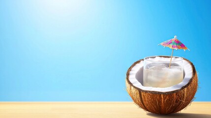 Refreshing Coconut Summer Drink