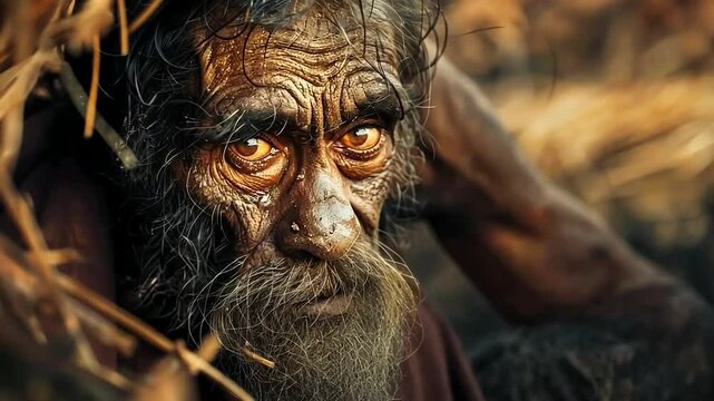 Primitive survival: displaying prehistoric life through the lens of primitive man, community, and the raw essence of early existence in a natural environment.