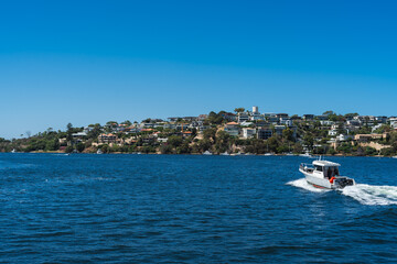 Mosman Park - view of Millionaire’s row from the Swan River in Perth