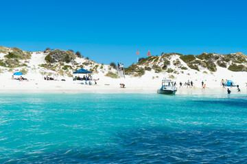 Parakeet Bay on Rottnest Island in Perth, Western Australia