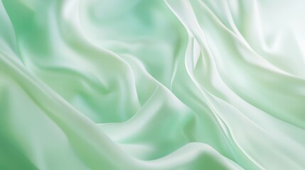 Fototapeta premium Soft transitions of pastel green and blue in a fluid vector background, offering a modern and sleek design.