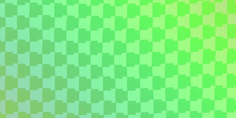 Abstract Checkered Pattern in Vibrant Green and Light Green Tones