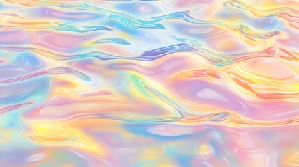 Obraz premium Abstract Pastel Swirls Liquid Design Background