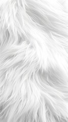 Obraz premium 16. A snowy white fur background with a minimalistic aesthetic