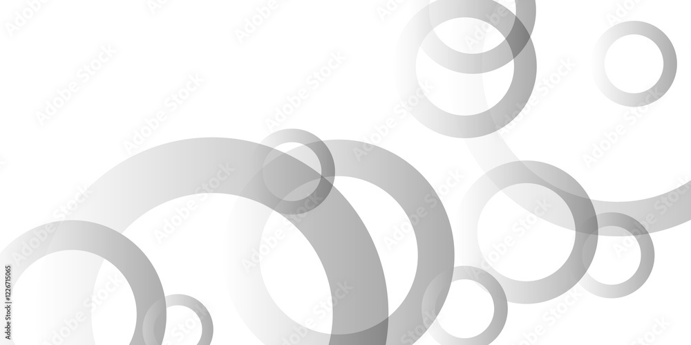 Poster black and white vector abstract minimalist gradient geometric shapes background. abstract bokeh blac
