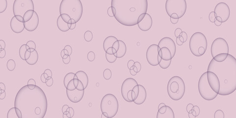 Abstract white geometric overlapping circle background with shadow. Vector circles template vector design. white background texture. Cleaning or laundry illustration with floating shampoo orb panorama