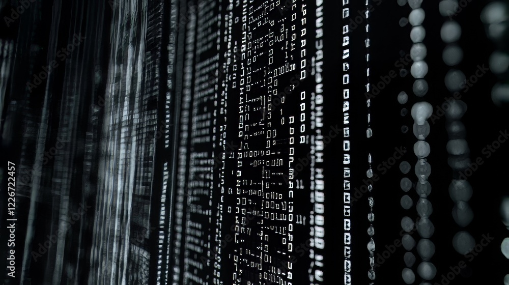 Poster Close-up of PHP language code, illustrating detailed website development processes.