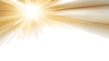 Sunbeam rays in different colors overlay