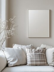 Modern Wall Mirror in Minimalist Interior