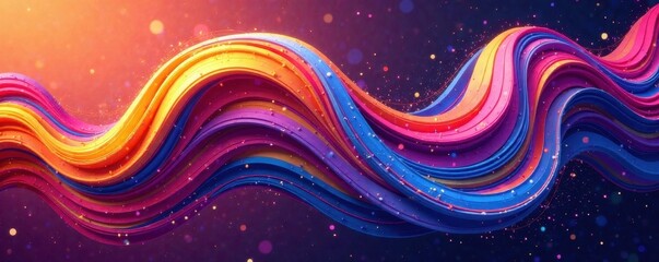 Swirling organic lines form abstract shape Decorative element for design , artwork, design, art